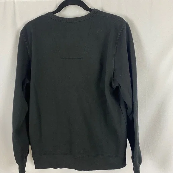 G-Star Raw Black Graphic Logo Box Crewneck Sweatshirt Medium D12796-K007-990 - Picture 2 of 9